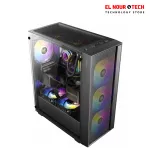 Antec AX65 4FAN ARGB Case with ATOM B750 750W 80+ White PSU