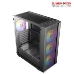 Antec AX65 4FAN ARGB Case with ATOM B750 750W 80+ White PSU