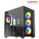 ID-COOLING VIEW 510 4 Fan ARGB Type C Black Mid Tower Case