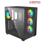 ID-COOLING VIEW 510 4 Fan ARGB Type C Black Mid Tower Case