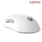 MEETION AIR GW40 PRO Lightweight Pixart 3 Mode Rechargeable WirelessAnd Bluetooth Gaming Mouse White