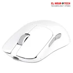MEETION AIR GW40 PRO Lightweight Pixart 3 Mode Rechargeable WirelessAnd Bluetooth Gaming Mouse White