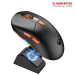 MEETION GW38 Pixart 3-MODES Rechargeable Wireless And Bluetooth MAGNETIC CHARING RGB Gaming Mouse