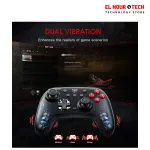 ONIKUMA C1 RGB Bluetooth Gaming Controller Gamepad 6-Axis Gyroscope with Turbo Motion &amp; Vibration – For PC Gaming Console