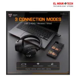 ONIKUMA GT886 3-Mode Wireless EECHARGEABLE Gaming Headset