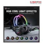ONIKUMA GT889 RGB 3-Mode Wireless with Lighting Gaming Headset