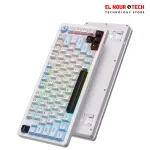 ONIKUMA MT501 Silent 3-Mode Wireless Gaming Keyboard Membrane 75% (Bluetooth 5.0/ Wireless/USB-C) Rechargeable Gaming Keyboard