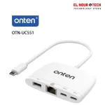 Onten OTN-UC551 4-in-1 USB-C to Gigabit Ethernet Adapter