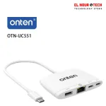 Onten OTN-UC551 4-in-1 USB-C to Gigabit Ethernet Adapter