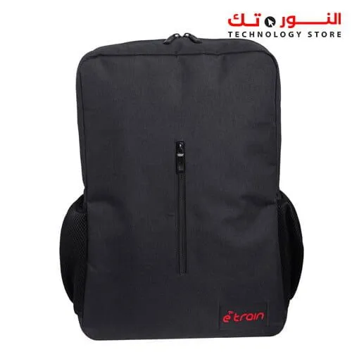 E-train (BG90B) Backpack Bag Fit Up to 15.6" - Black
