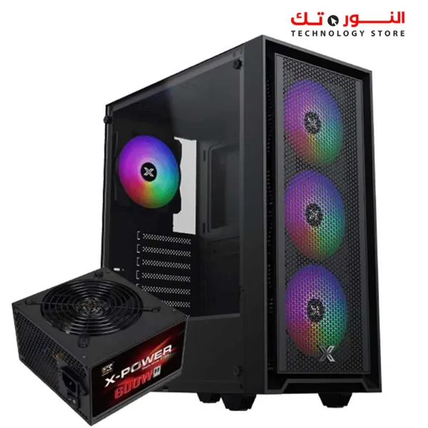XIGMATEK SKY II 4F RAINBOW FRGB + 600W +80 WHITE