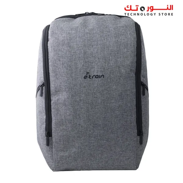 E-train (BG812) Laptop Backpack Fits Up to 15.6” - Gray