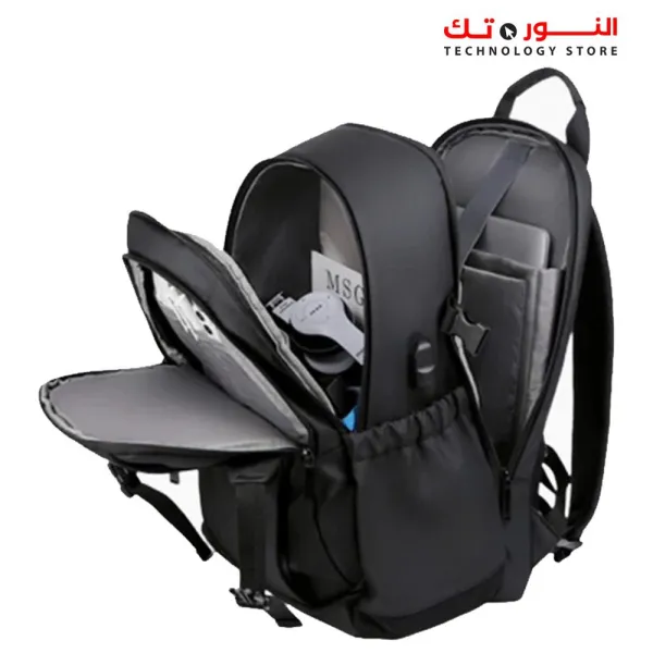 Rahala 2204 Laptop Backpack 15.6 Inch With iPad Pocket - Black