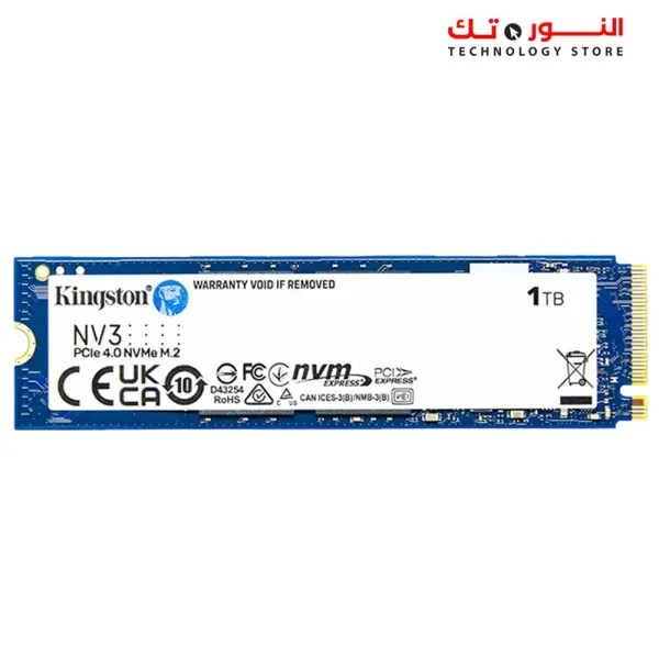 KINGSTON NV3 PCIe 4.0 NVMe SSD 1TB UP TO 6000MB s  M.2 2280 3D NAND