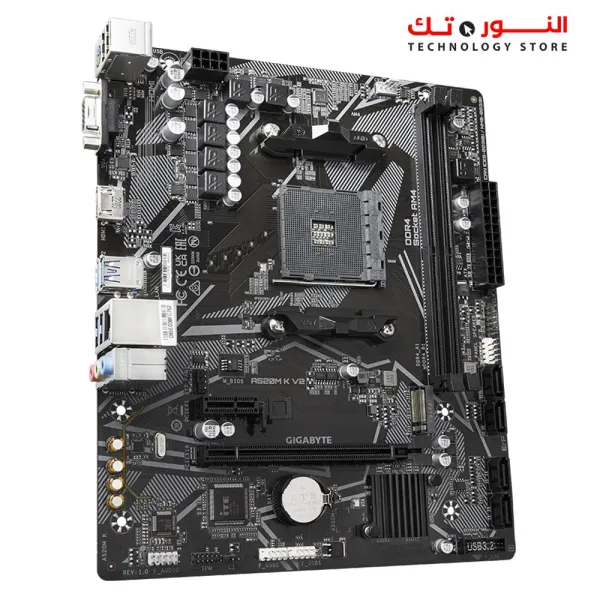 GIGABYTE A520M K V2 DDR4 Ultra Durable Motherboard with GbE LAN with Bandwidth Management, PCIe 3.0 x4 M.2