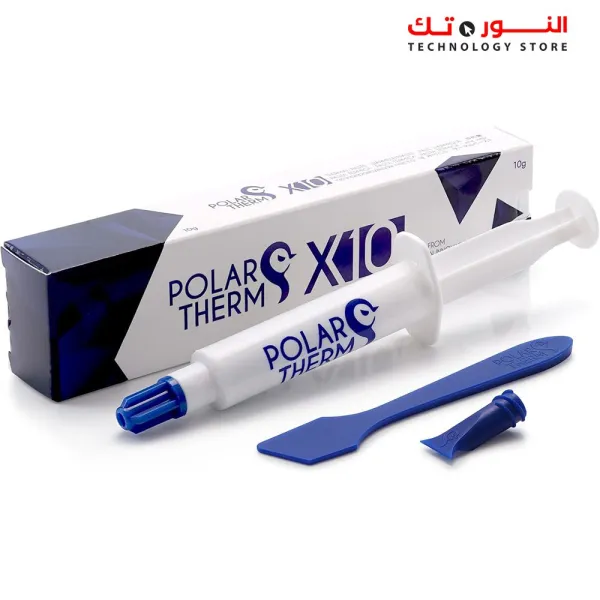 THERMAL GRIZZLY Polartherm X-10 CPU Thermal Paste for CPU & GPU - High Thermal Conductivity, Long Durability, Non-Conductive Thermal Grease 