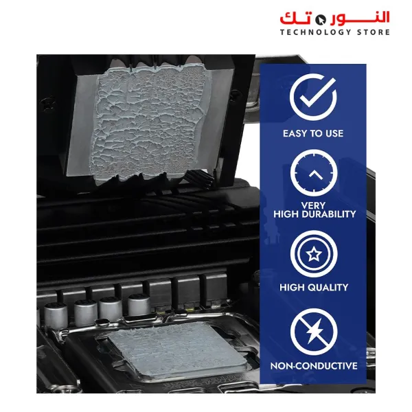 THERMAL GRIZZLY Polartherm X-10 CPU Thermal Paste for CPU & GPU - High Thermal Conductivity, Long Durability, Non-Conductive Thermal Grease 