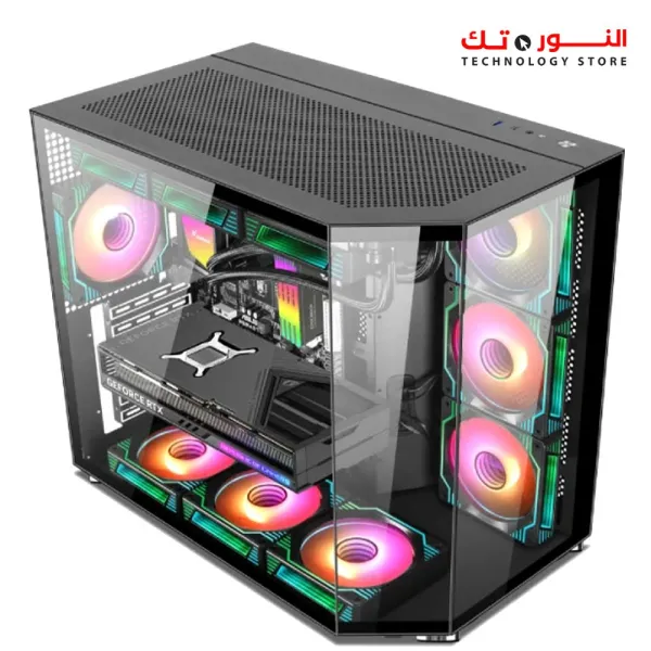 Xander Crystal Mid Tower Black Gaming Case + PSU 850W 80+ Bronze