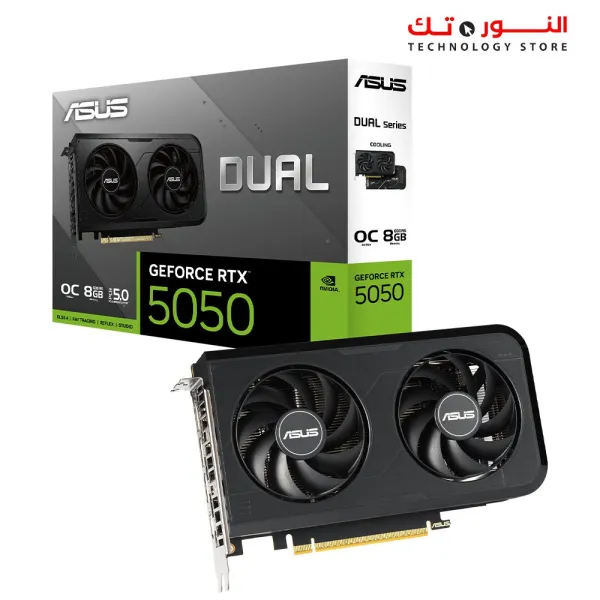 ASUS Dual GeForce RTX™ 5050 8GB GDDR6 OC Edition