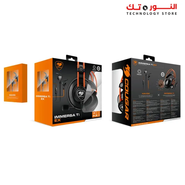 COUGAR IMMERSA TI EX + HAVOC - STEREO GAMING HEADPHONE COMBO