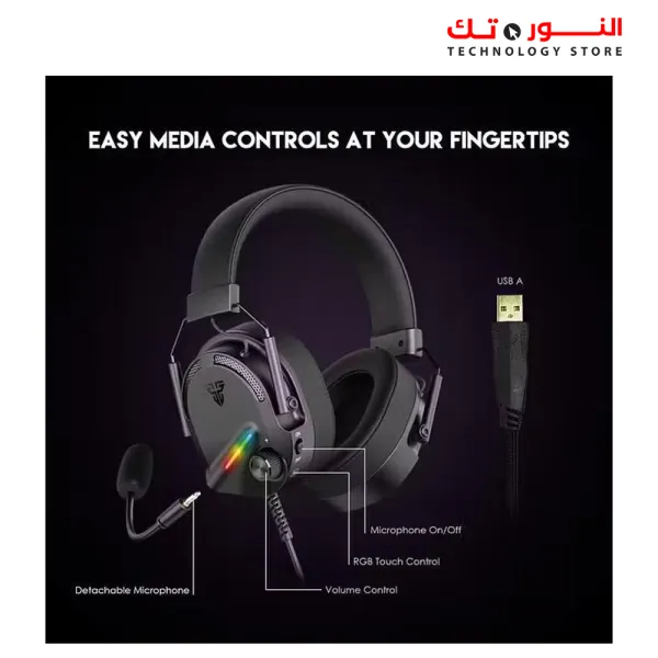 FANTECH HG26 ALTO GAMING HEADPHONE  7.1 USB