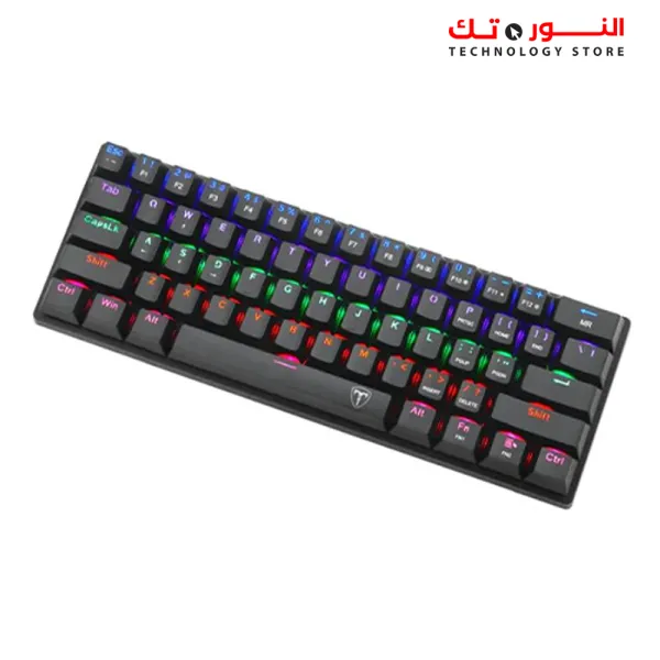 T-DAGGER ARENA LITE 60% T-TGK321 Mechanical Keyboard - Rainbow Backlit