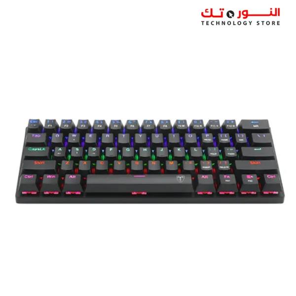 T-DAGGER ARENA LITE 60% T-TGK321 Mechanical Keyboard - Rainbow Backlit