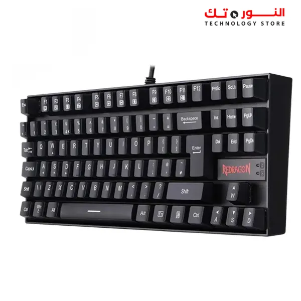 Redragon K552L-KR Kumara 87-Key Mechanical Gaming Keyboard - Red Switch - English Layout (No Light Edition)