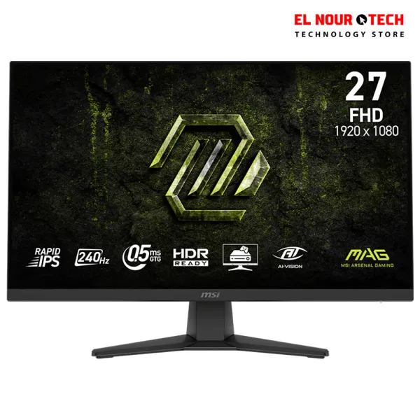 MSI MAG 272F X24  27 Inch  Rapid IPS Gaming Monitor 240HZ - 0.5MS - HDR Ready