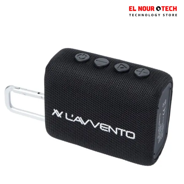 L'AVVENTO SP31 Waterproof Speaker IPX7 5.5W 1500mAh TWS Voice Assistance Metal Carabiner
