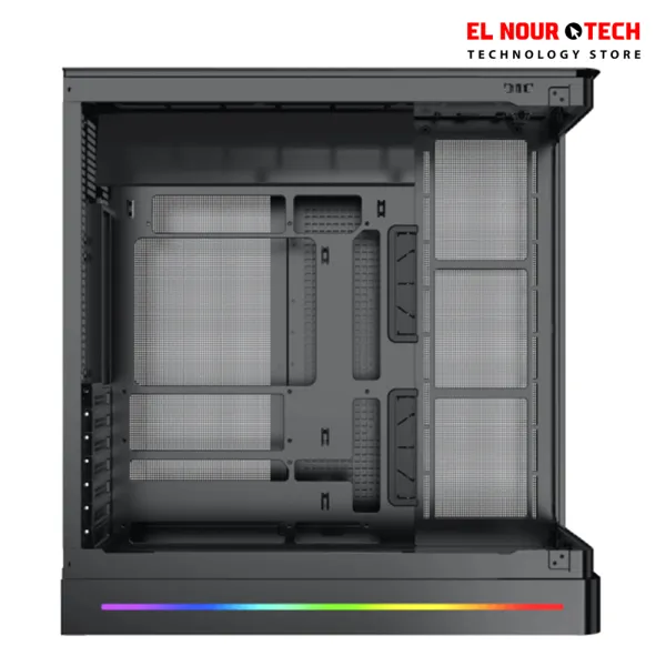 XIGMATEK PANO II Type C 8FAN ARGB Curved TG EATX Super Tower Case