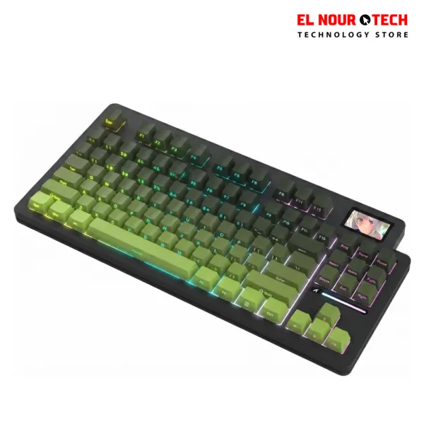 Attack Shark M87 Pro V2 Tri Mode RGB Green Tea Gaming Keyboard