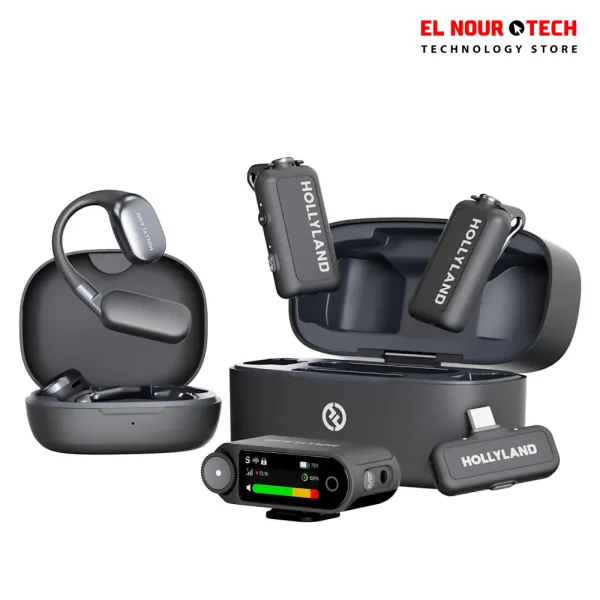 Hollyland LARK MAX 2 Ultimate Combo 2-Person Wireless Microphone System Space Gray
