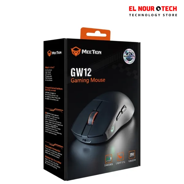 MEETION GW12 BK Triple Mode Wireless Gaming Mouse