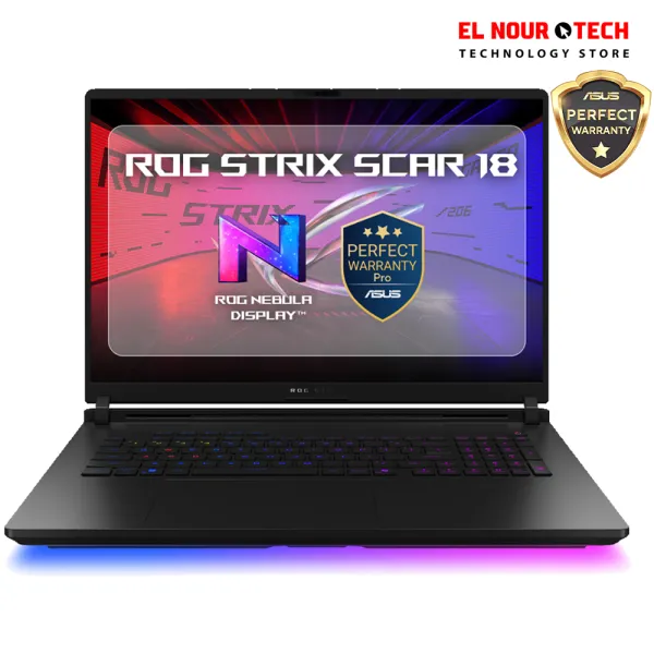 ASUS ROG Strix SCAR 18 G835LX-AL464W Gaming Laptop - Intel Core Ultra 9 275HX - RAM 64G DDR5 -SSD 4TB - Nvidia GeForce RTX 5090 24G - 18”inch 2.5K 240Hz - Windows 11