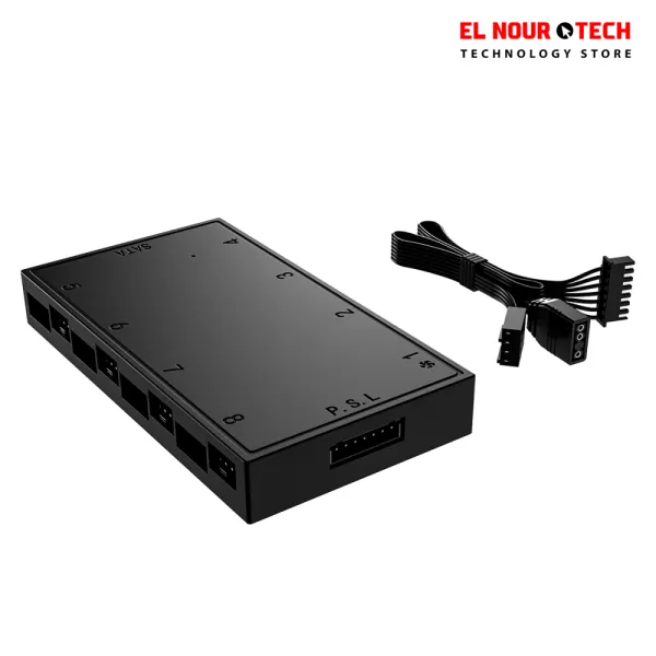 ID COOLING CONTROLLER HA 08 Fan Hub for Computer Internal Fans ARGB PWM 8 PORT