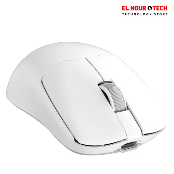MEETION AIR GW40 PRO Lightweight Pixart 3 Mode Rechargeable WirelessAnd Bluetooth Gaming Mouse White