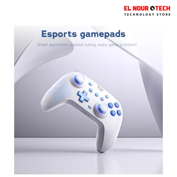 ONIKUMA C1 RGB Bluetooth Gaming Controller Gamepad 6-Axis Gyroscope with Turbo Motion &amp; Vibration – For PC Gaming Console