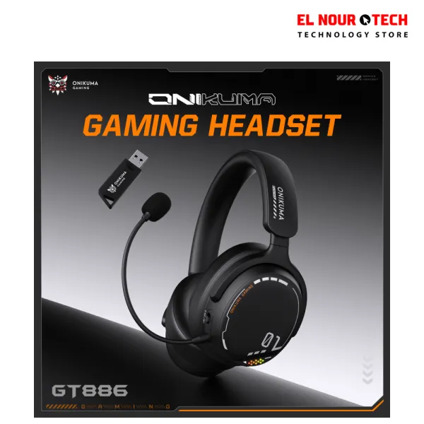 ONIKUMA GT886 3-Mode Wireless EECHARGEABLE Gaming Headset