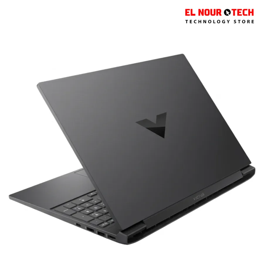 لابتوب الألعاب HP VICTUS 15-FA2352TX مع معالج Intel Core i7 13620H وRAM 16GB وSSD 512GB وكارت الشاشة NVIDIA GeForce RTX 5050 8GB وشاشة 15.6 بوصة FHD IPS بمعدل 144Hz بلون Mica Silver