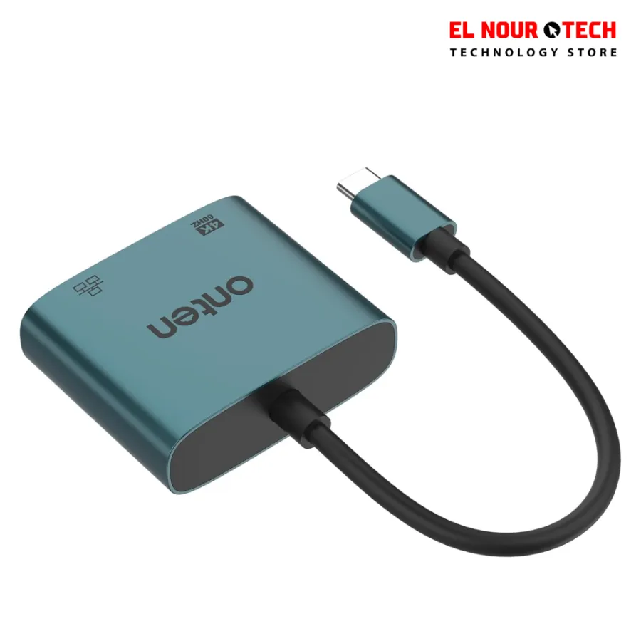 ONTEN UC288 USB-C to HDMI HD Video Adapter with RJ45 (100M)