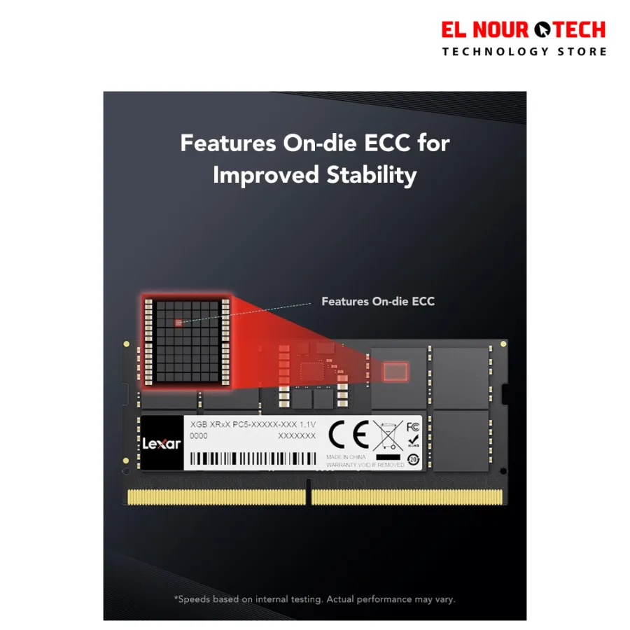 Lexar 8GB DDR5 5600HZ SODIMM LAPTOP Memory