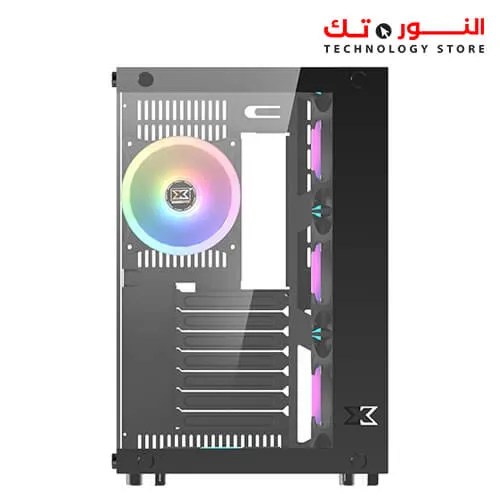 XIGMATEK Aquarius Plus BLACK MID-TOWER ARGB Gaming Case 7 ARGB fans