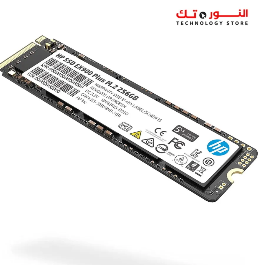 HP PCIe Gen 3 x 4 SSD EX900 plus 256G