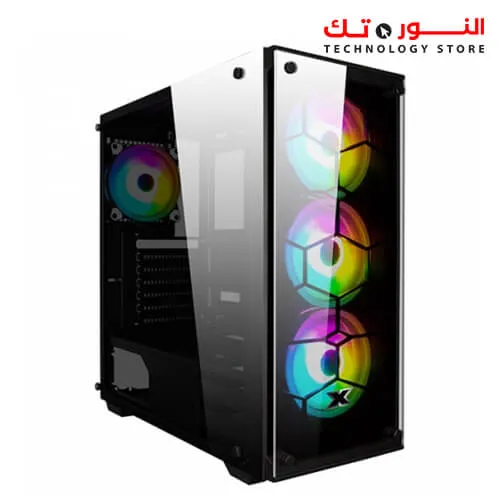 XIGMATEK VENOM X Gaming MID-TOWER CASE+4 RGB