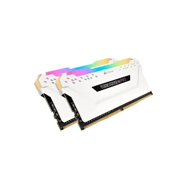 Corsair VENGEANCE RGB PRO White 16GB (2 X 8GB) 3200MHz CL16 DDR4 Memory