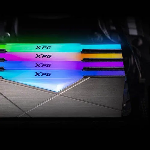 XPG DDR4 D50 RGB 16GB (2x8GB) 3600MHz PC4-28800 U-DIMM Desktop 288-Pins Memory CL18-20-20 Set