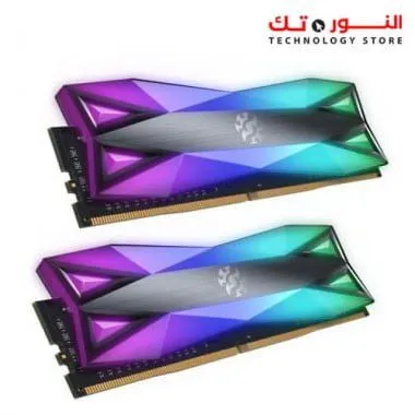 XPG DDR4 D60G RGB 16GB (2x8GB) 3200MHz PC4-25600 U-DIMM Desktop Memory CL16