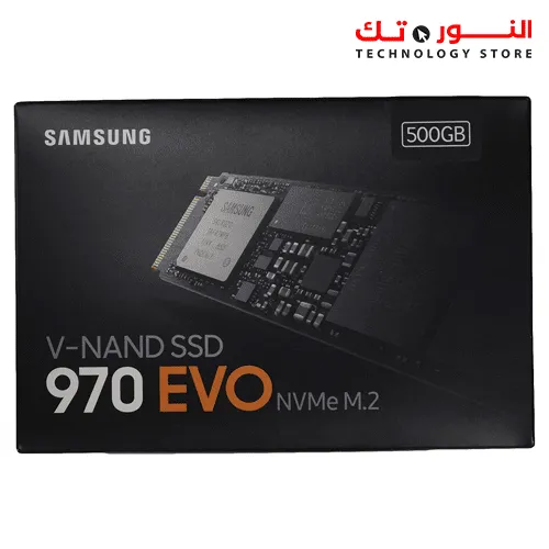 SAMSUNG  970 EVO SSD 500GB - M.2 NVMe Interface Internal Solid State Drive with V-NAND Technology,