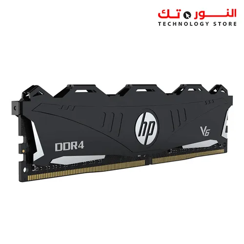 HP V6 DDR4 8GB 3200Mhz CL16 Desktop Gaming Memory with Heatsink BLACK
